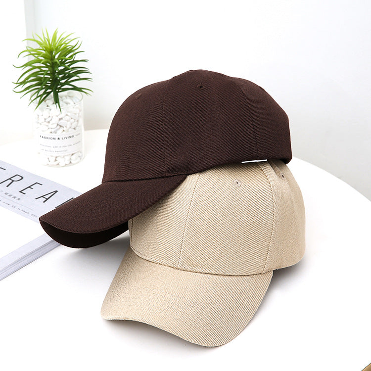 Classic curved brim sports cap side profile