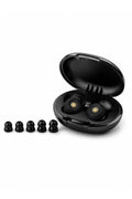 Reusable silicone noise cancelling sleep earplugs with carry case
