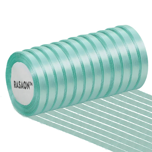 Satin ribbon 1/4 inch width smooth finish detail