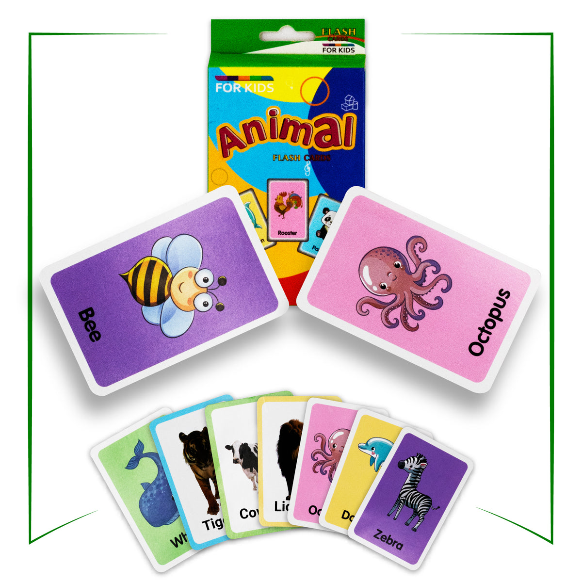 12-Set Kids Educational Flash Cards – 432 Double-Sided Learning Cards for Preschool & Early Education