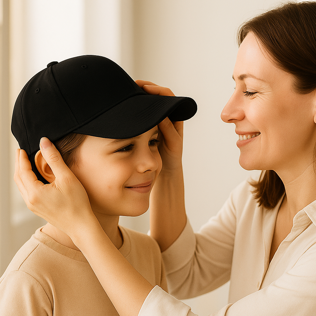 Kids 100% Cotton Baseball Cap | Adjustable Sun Hat for Boys & Girls (Ages 4–14)