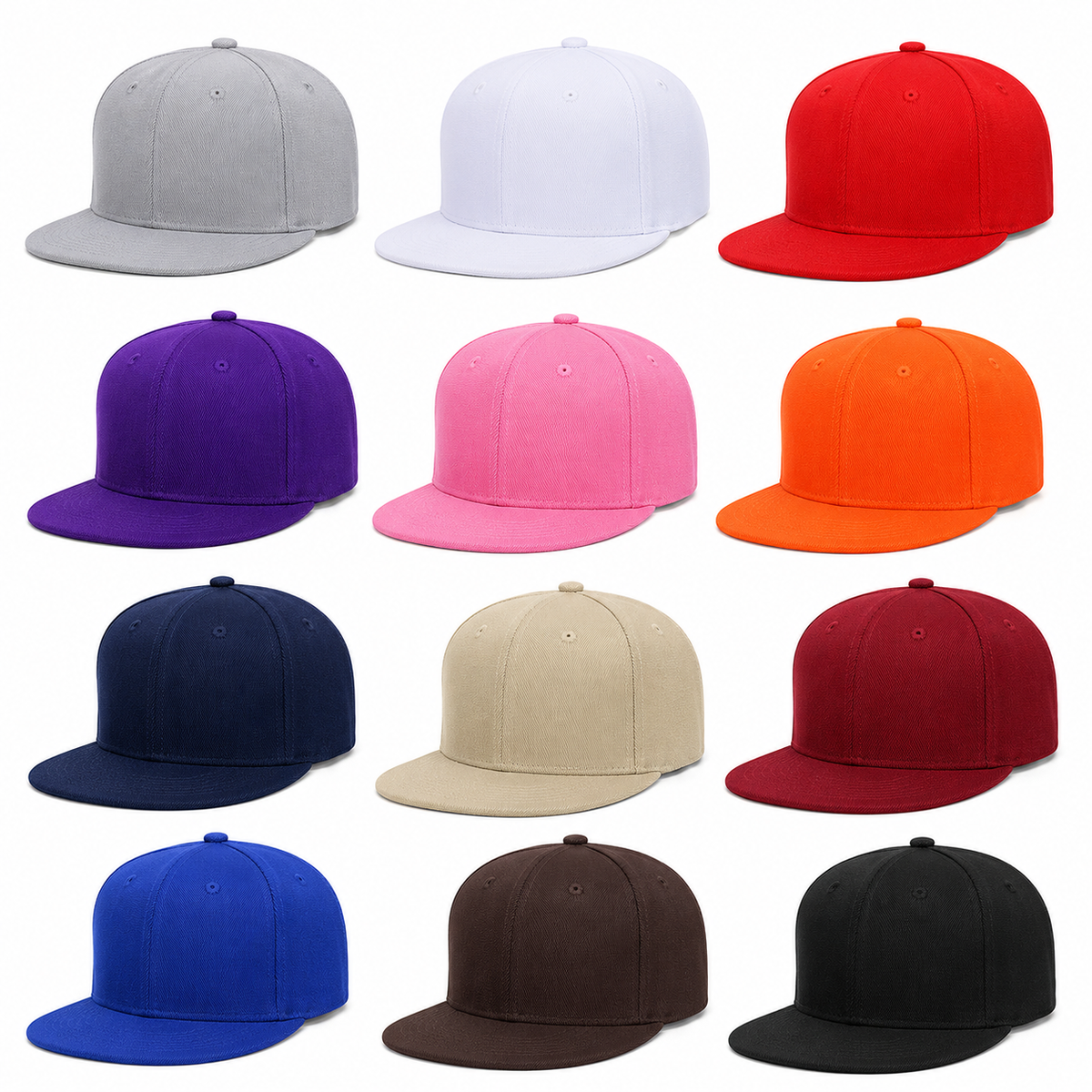 SARAOONT men's flat brim snapback cap classic hip hop style