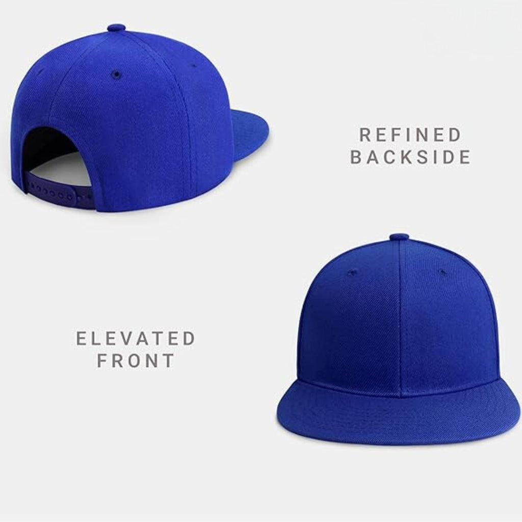 Men's Adjustable Flat Brim Snapback Cap – Classic Hip Hop Baseball Hat
