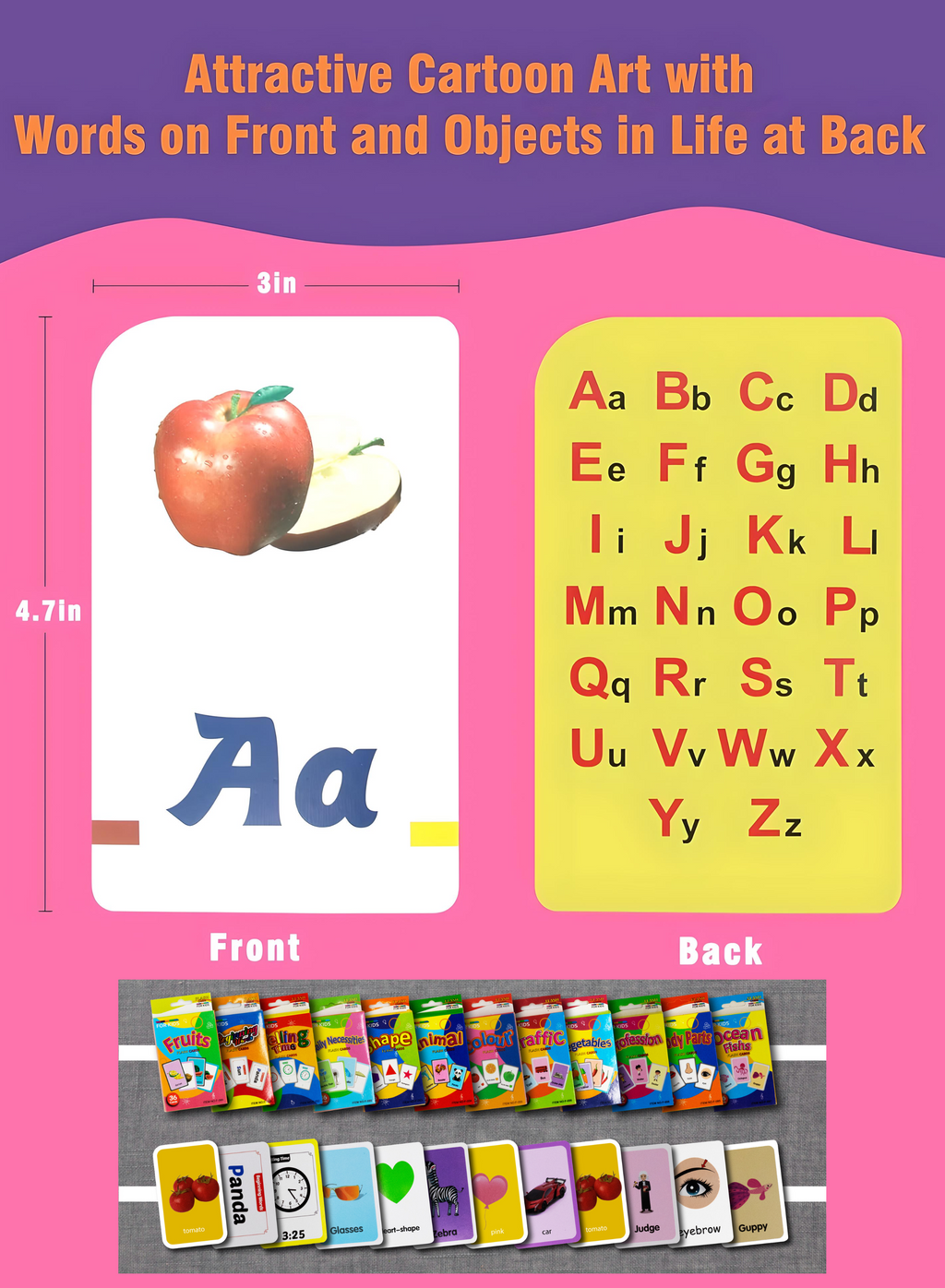 12-Set Kids Educational Flash Cards – 432 Double-Sided Learning Cards for Preschool & Early Education