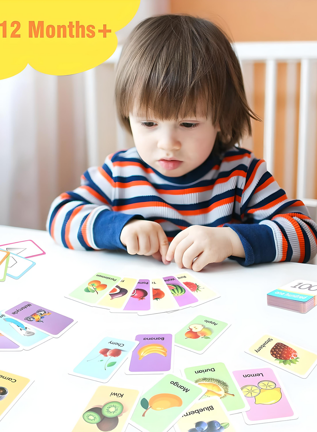 12-Set Kids Educational Flash Cards – 432 Double-Sided Learning Cards for Preschool & Early Education