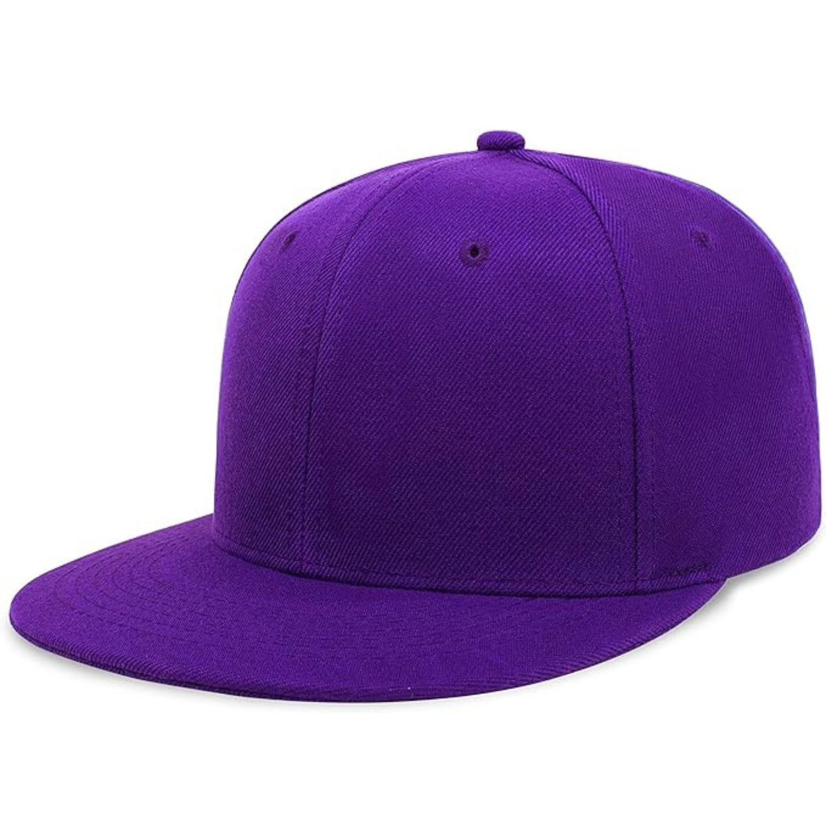 Men's Adjustable Flat Brim Snapback Cap – Classic Hip Hop Baseball Hat