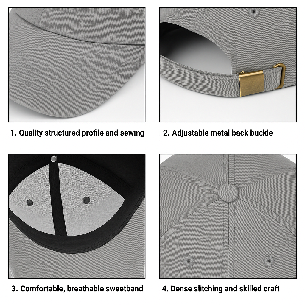 Kids 100% Cotton Baseball Cap | Adjustable Sun Hat for Boys & Girls (Ages 4–14)