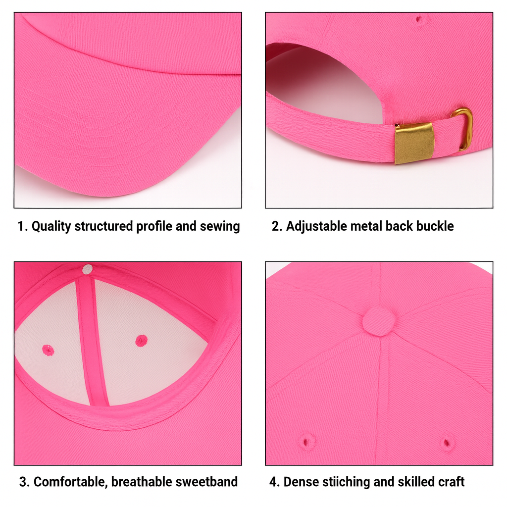 Kids 100% Cotton Baseball Cap | Adjustable Sun Hat for Boys & Girls (Ages 4–14)