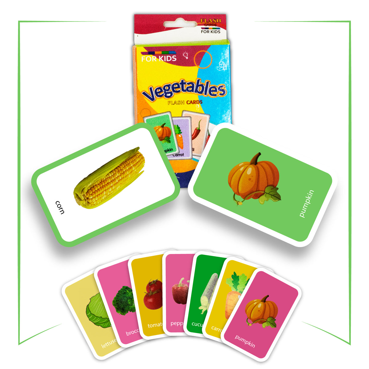 12-Set Kids Educational Flash Cards – 432 Double-Sided Learning Cards for Preschool & Early Education